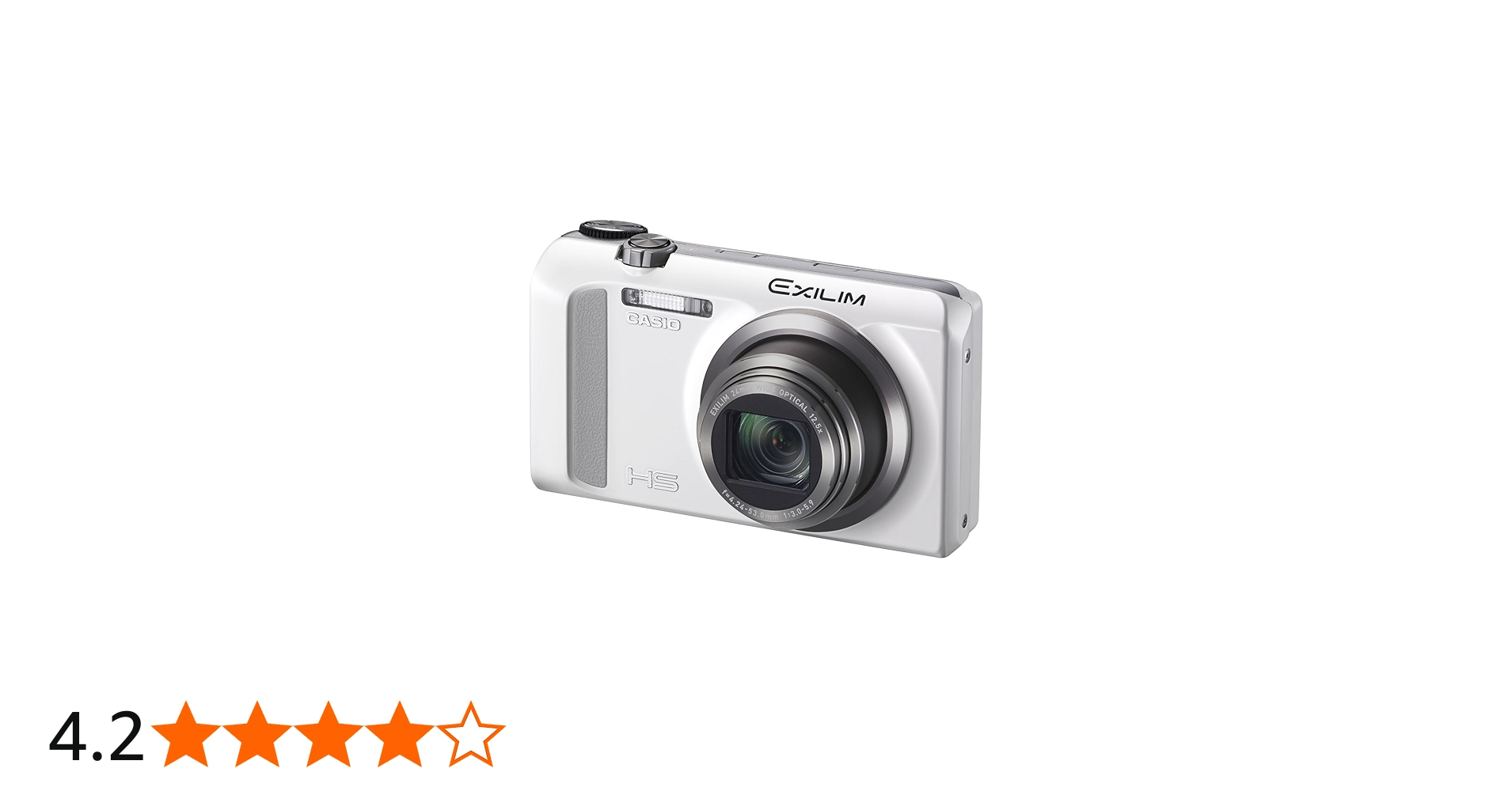 CASIO EXILIM Digital Camera EX-ZR500WE / 16.1 Megapixel / 12.5 x