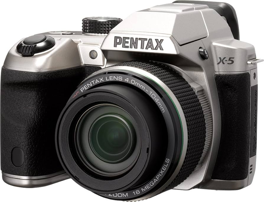 Amazon.com : Pentax X-5 silver 16 Digital Camera with 26x Optical