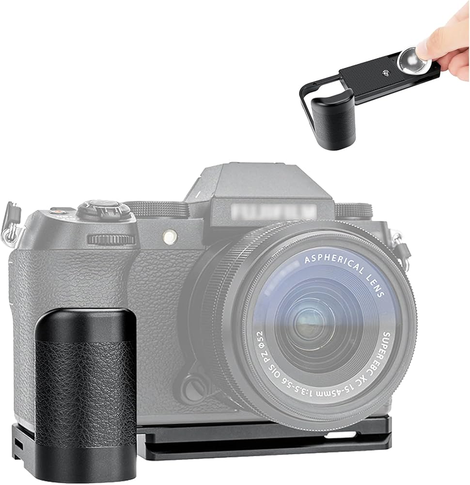 Amazon | JJC 金属 L型ハンドグリップ バッテリーグリップ 富士