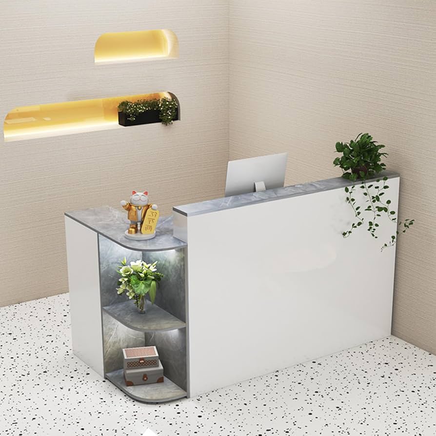 Amazon.co.jp: レジカウンター 組み立てレジ台 レジカウンターおしゃれ