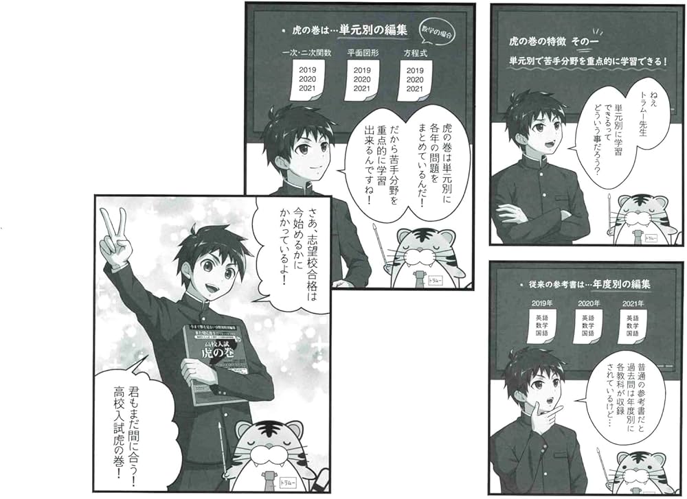 高校入試虎の巻広島県版: 広島県公立入試5教科11年間収録問題集 (令和6