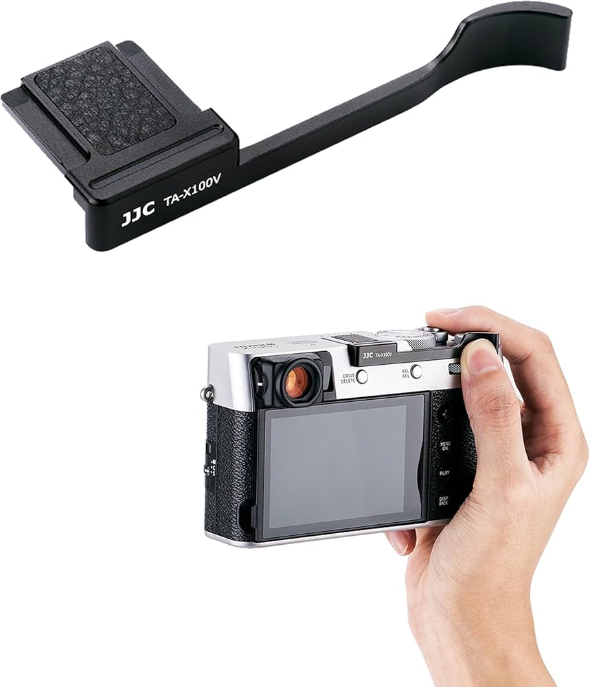 Amazon | JJCデラックスメタルホットシューサムレストサポートグリップ