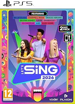 Let's Sing 2026 International Version, 2 microfoni, PlayStation 5