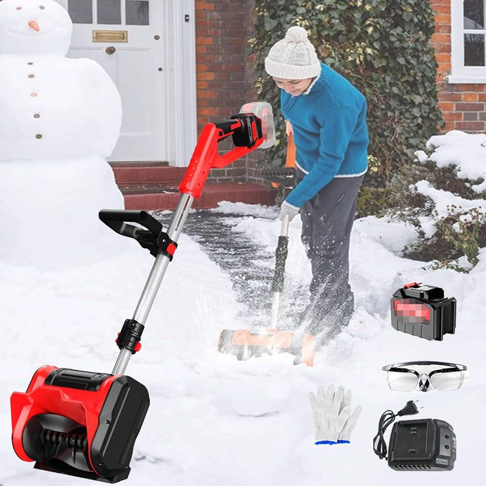 Amazon.co.jp: 電動除雪機 家庭用 充電式 除雪機 素早い除雪 軽量