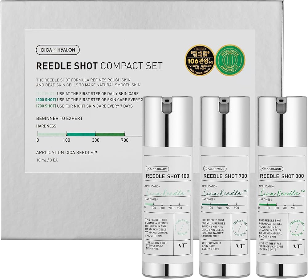 Amazon.com: VT COSMETICS Reedle Shot Compact Set, Microneedling