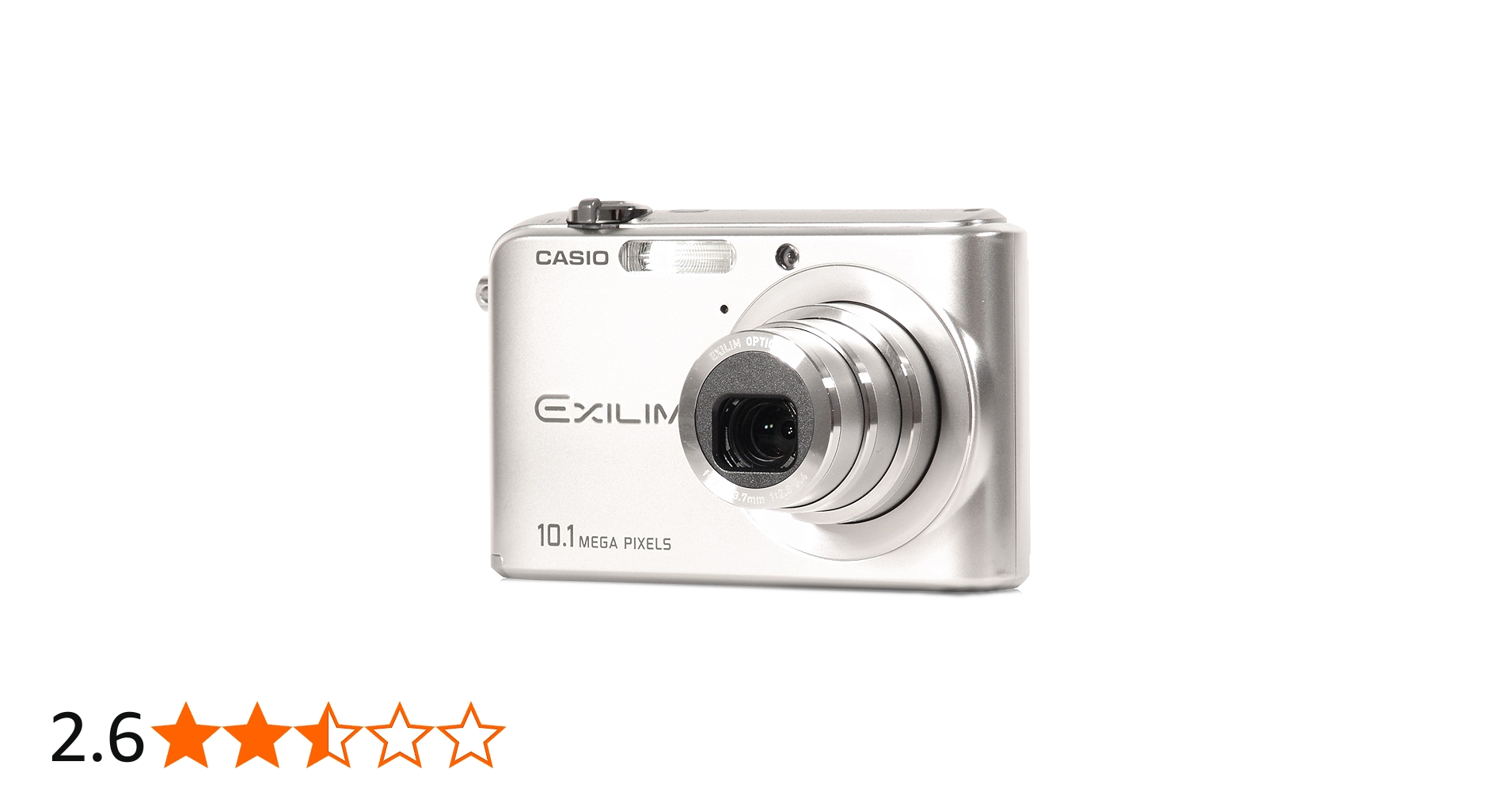 Casio Exilim EX-Z1000 Digital Camera - Silver [10.1MP, 3x Optical