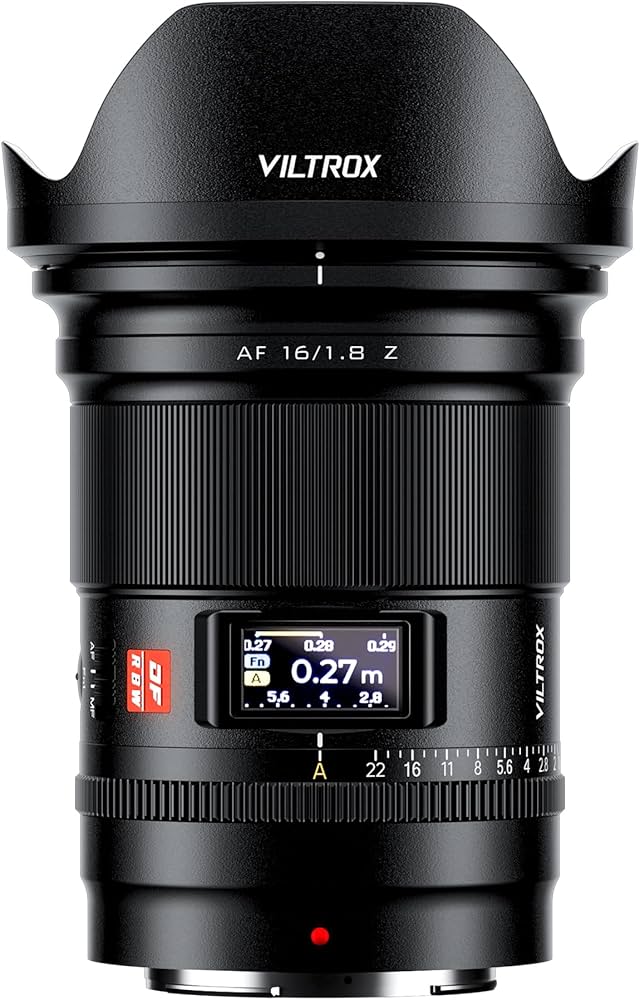 Amazon.co.jp: VILTROX AF 16mm F1.8 Zマウント用 Nikon フルサイズ 超