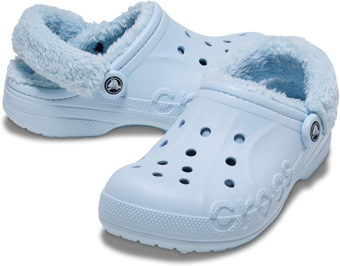 Amazon.com | Crocs Unisex-Adult Baya Lined Fuzz Strap Clogs