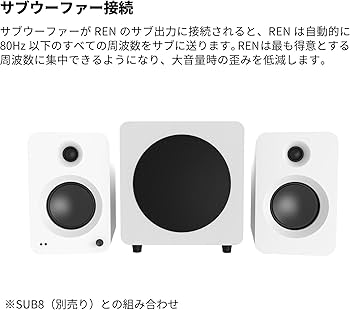 Amazon.co.jp: 【国内正規品】Kanto アクティブスピーカーシステム REN