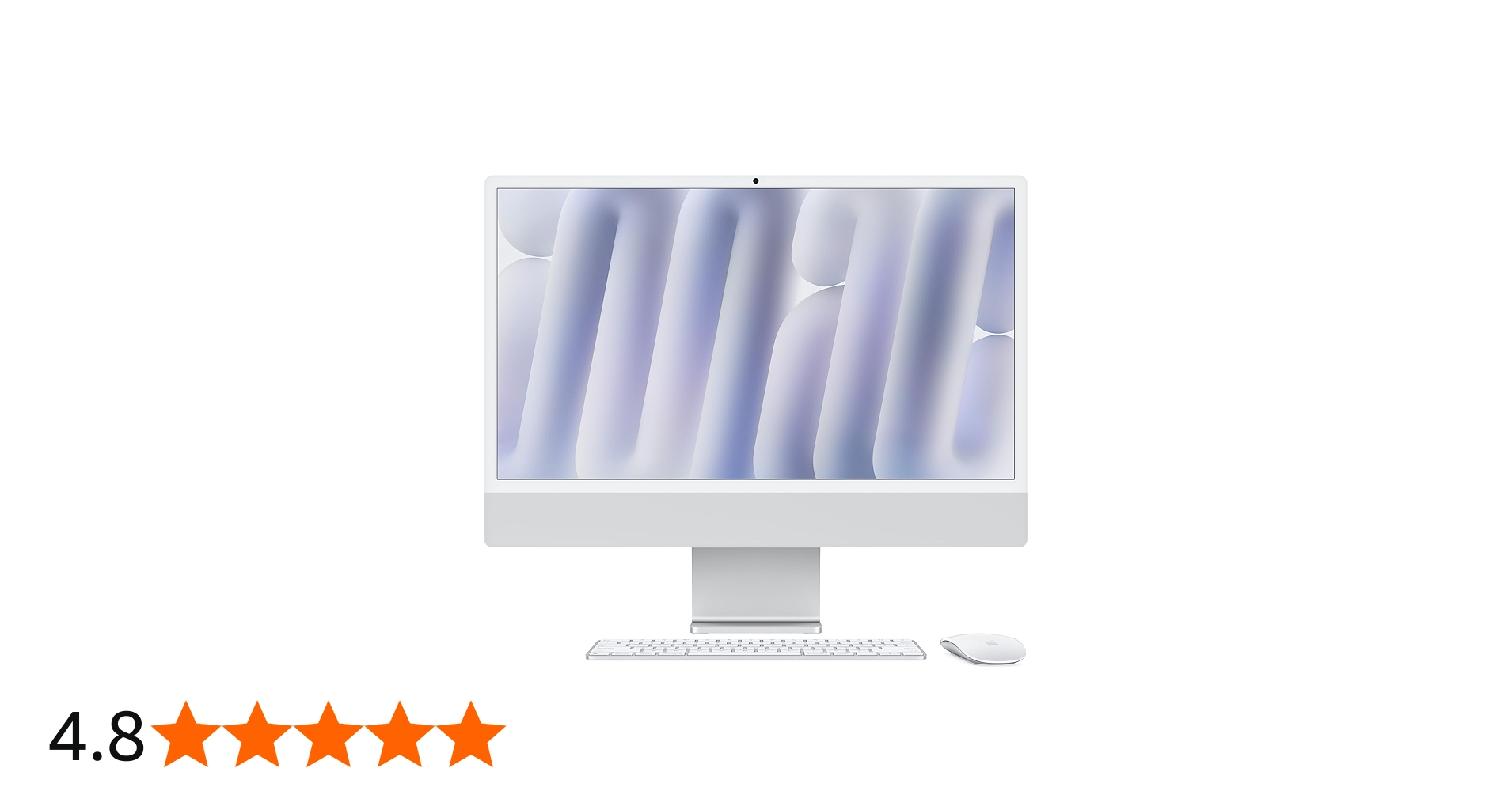 Apple 2024 iMac All-in-One Desktop Computer with M4 chip, 8-core