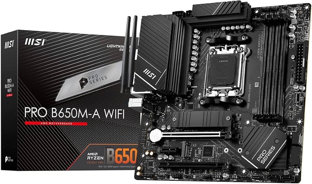 Amazon | MSI マザーボード PRO B650M-A WIFI AMD Ryzen 7000/9000
