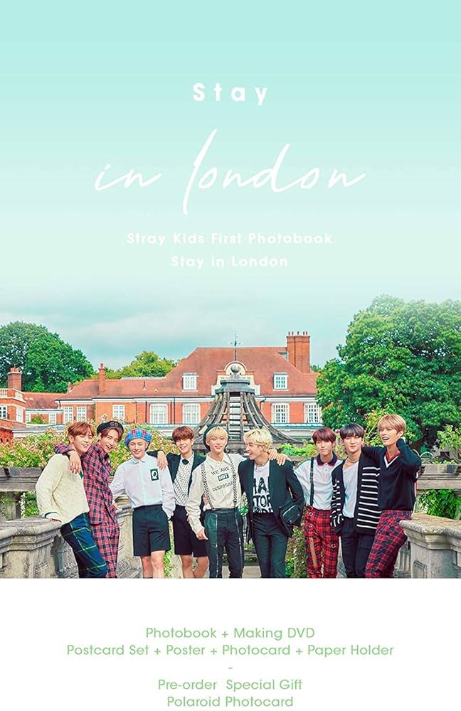 K-POP Stray Kids - The First Photobook, Stay in London incl. 325pg
