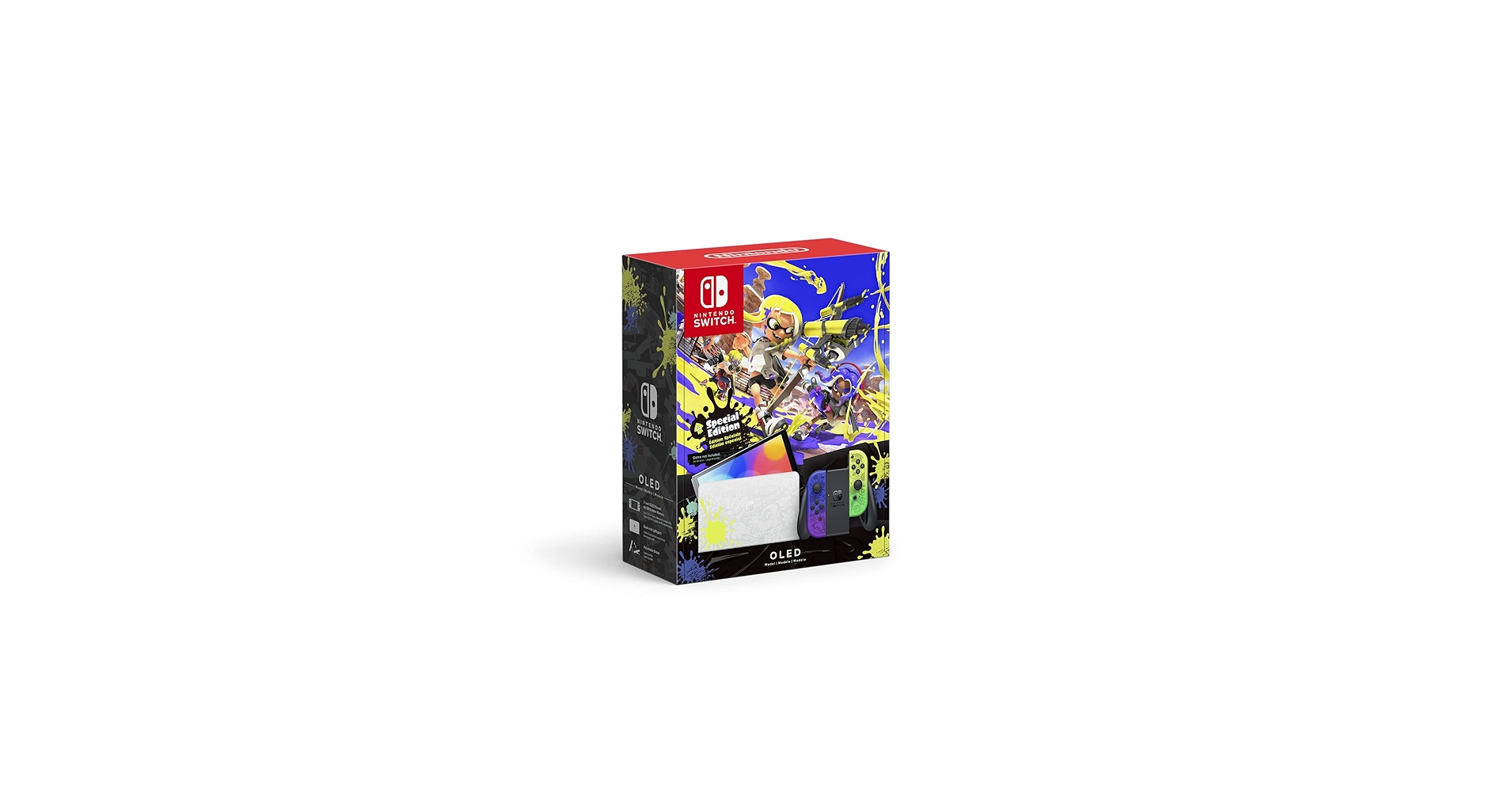 Amazon.com: RWD Nintendo Switch OLED Model Splatoon 3 SpecEd