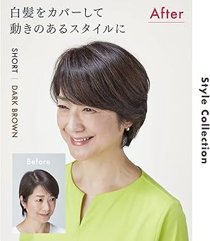 Amazon.co.jp: PESCA (ペスカ) ヘアメイト チャチャ 部分ウィッグ 白髪