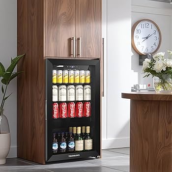 Amazon | ドリンク冷蔵庫 86L 3～18℃ ファン式 幅45㎝ 自動霜取り