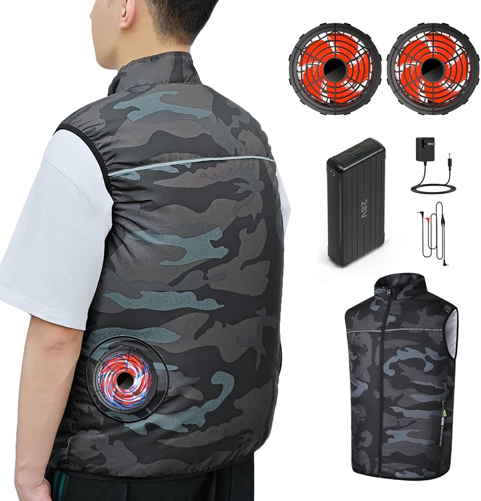 Amazon.co.jp: [KLIFE] ファン付きベスト バッテリーセット【2025新