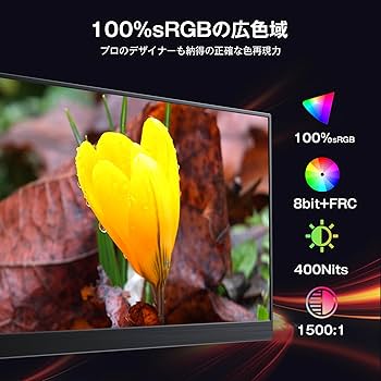 Amazon.co.jp: 【Amazon限定ブランド】KOOLYFUL モバイルモニター 4k