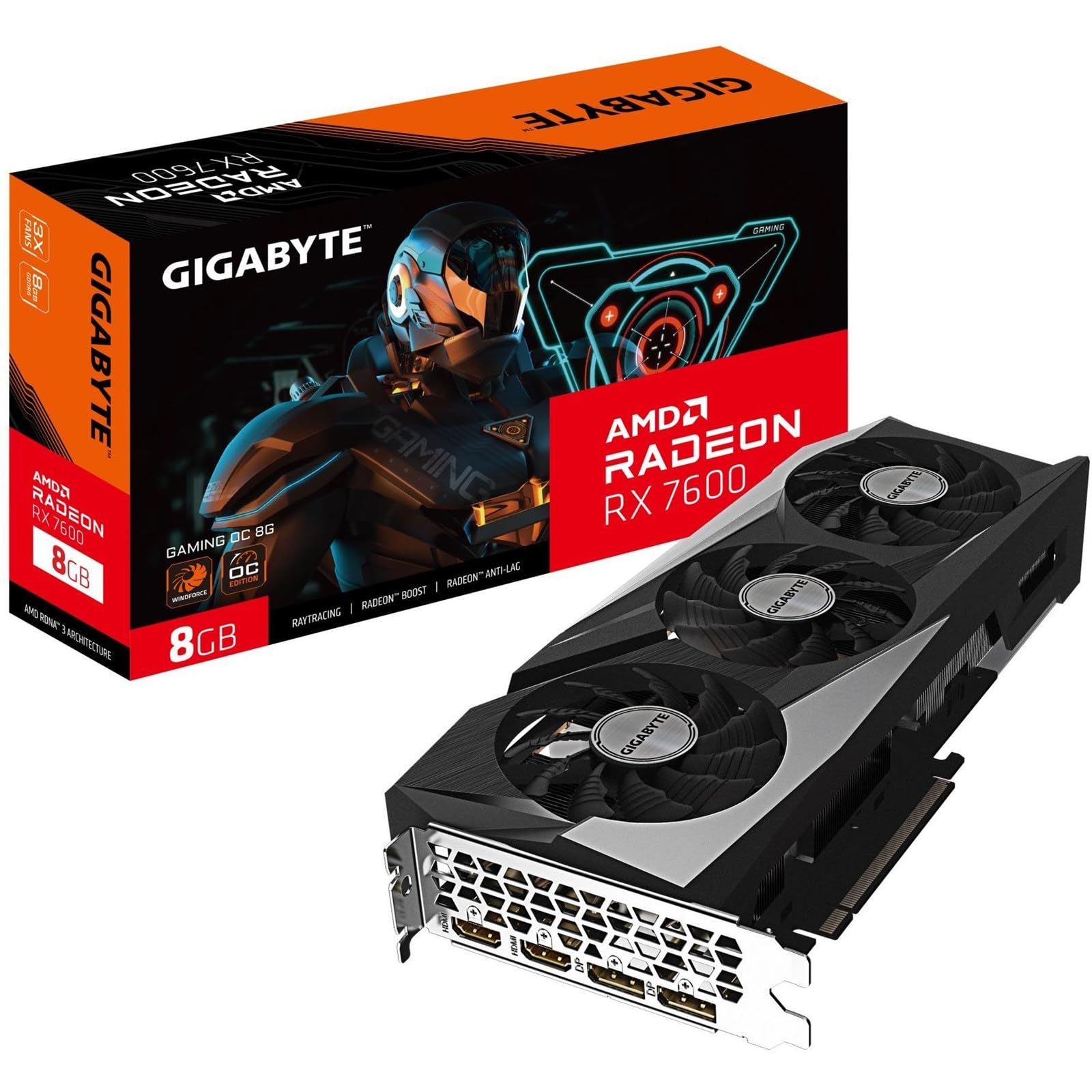 Amazon.com: Gigabyte VGA GBT RX 7600 8GB Gaming OC Graphics Card