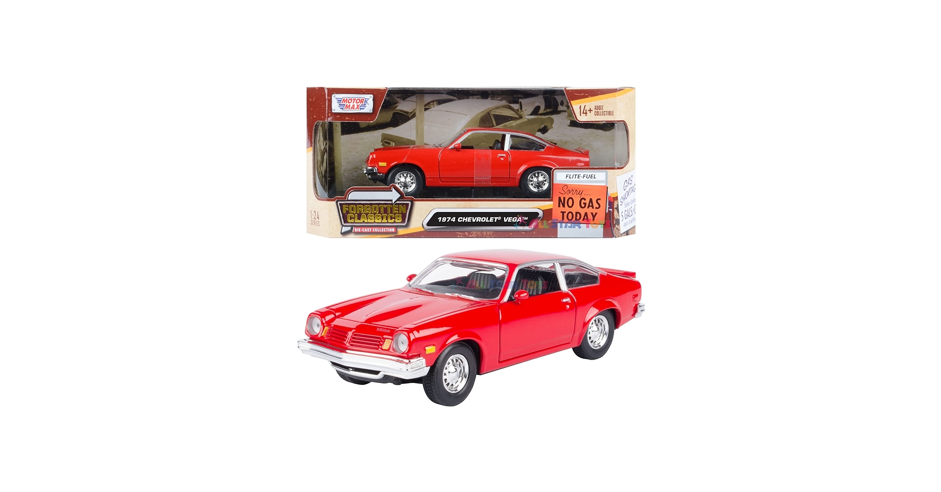 Amazon.com: Motormax 1974 Chevrolet Vega 1:24 Scale Diecast
