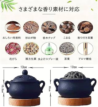 Amazon.co.jp: KUSIKIKA 電気 茶香炉 アロマポット【タイマー&温度調整