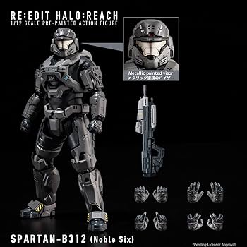 Amazon.co.jp: RE:EDIT HALO: REACH 1/12 SCALE SPARTAN-B312 (Noble