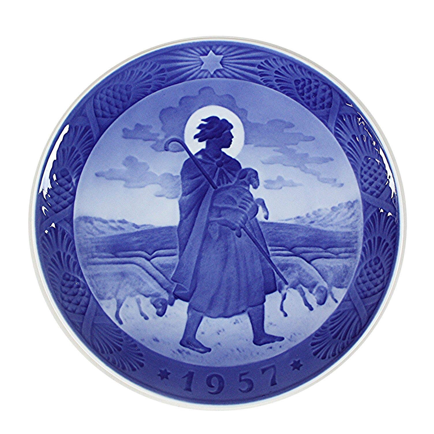 Amazon.co.jp: 1957年 ロイヤルコペンハーゲン イヤープレート