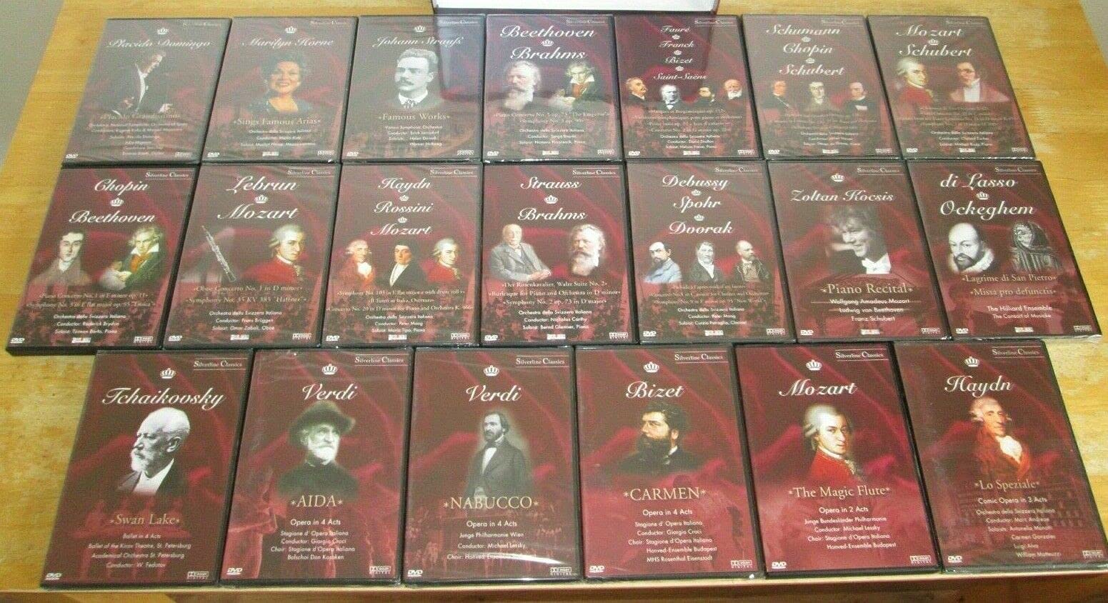 Amazon.co.jp: Silverline クラシック&オペラDVD20枚セット[ウィーン