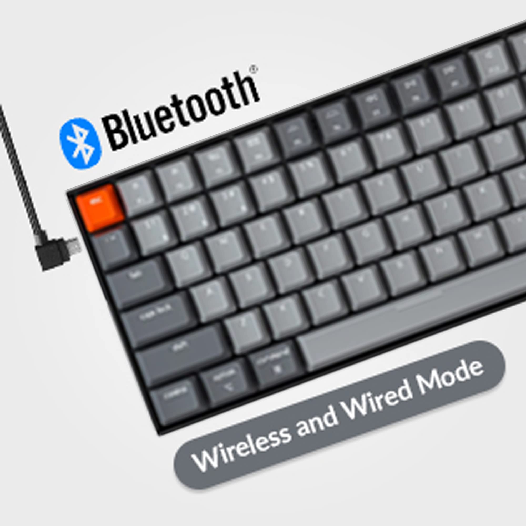 Amazon.com: Keychron K4 96% 佈局藍牙無線機械鍵盤,100 個按鍵/USB C