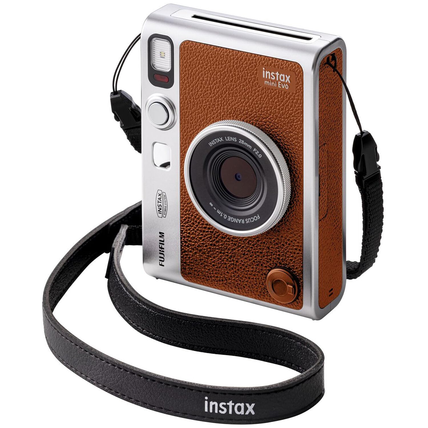 Amazon.com : FUJIFILM INSTAX Mini EVO Hybrid Instant Camera Brown