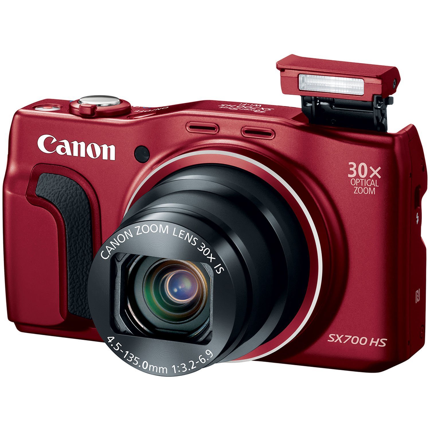 Amazon.com : Canon PowerShot SX700 HS (Red) : Electronics