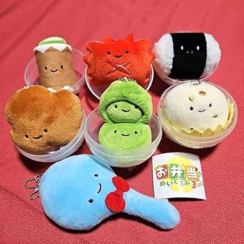 Amazon.co.jp: クオリア お弁当のぬいぐるみ3 コンプセット ガチャ ⑳