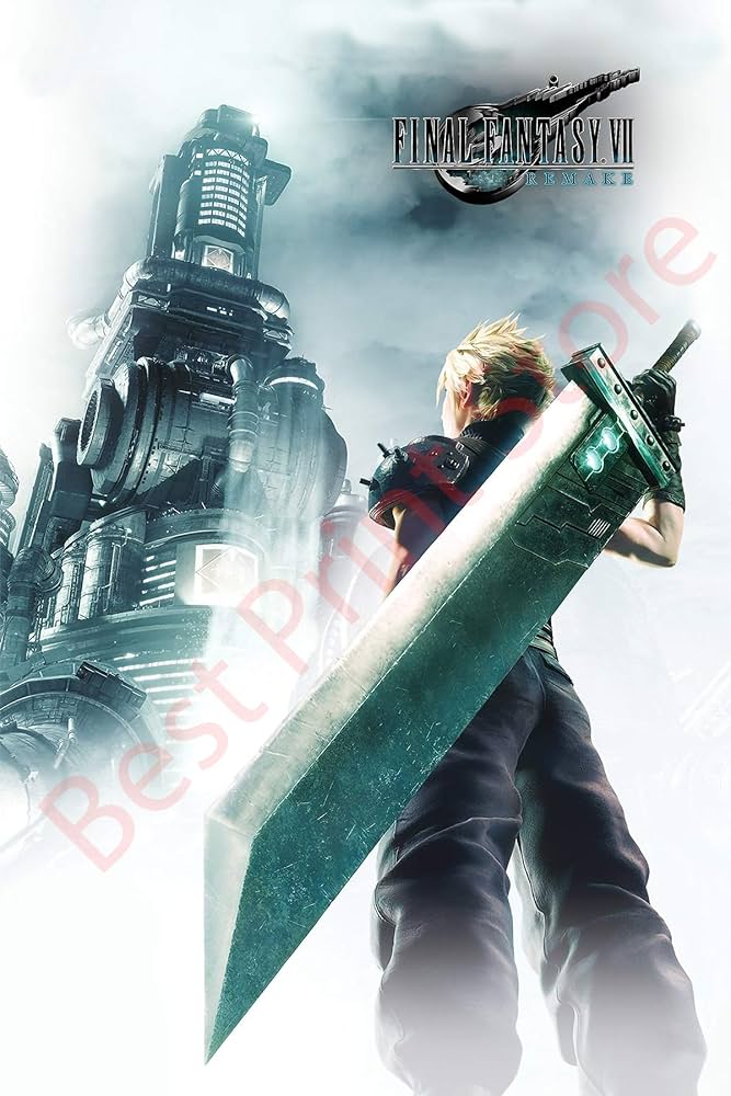 Amazon.com: Best Print Store - Final Fantasy 7 Remake Poster Print