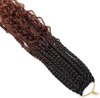 Amazon.com : LYCSOU Goddess Box Braids Crochet Hair 18 inch Curly