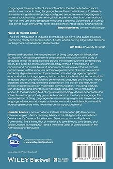 Living Language 2E P (Blackwell Primers in Anthropology): Ahearn