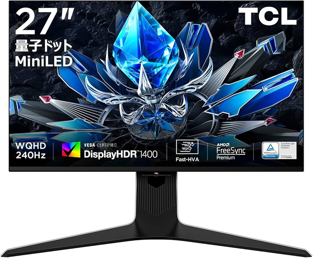 Amazon.co.jp: TCL 量子ドットMini LED モニター 27インチ 27R73Q WQHD