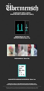 Amazon.co.jp: G-DRAGON 3RD ALBUM [Übermensch] PHOTOCARD ALBUM ver