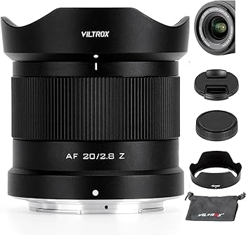 Amazon.com : VILTROX 20mm F2.8 f/2.8 Z-Mount Lens, Full Frame Wide