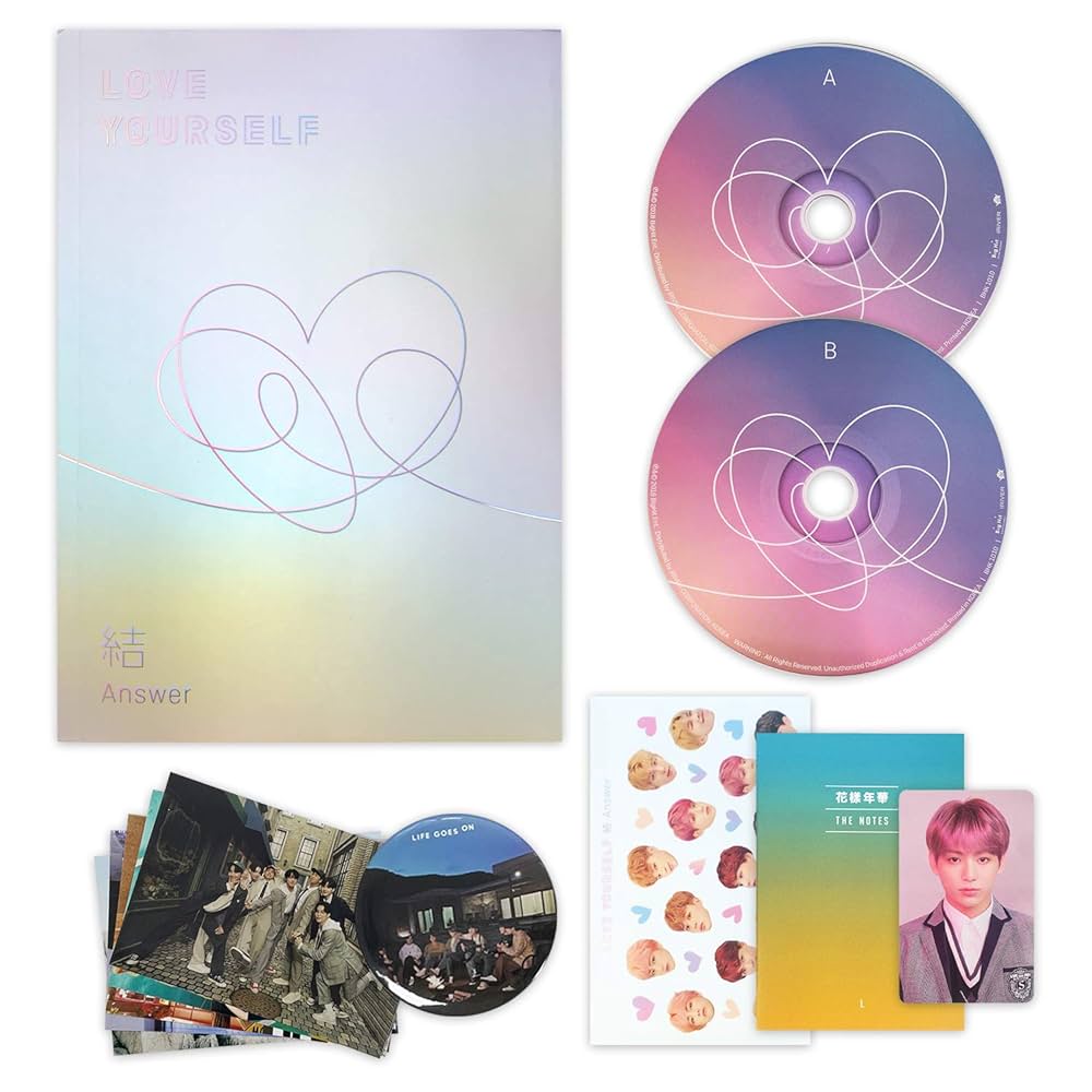 LOVE YOURSELF 結 ANSWER [ L ver. ] BTS Album 2CD + Photobook +