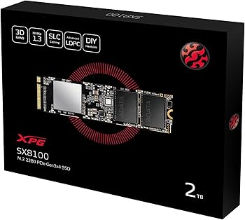 Amazon | XPG SSD M.2 2TB SX8100 シリーズ Type2280 PCIe3.0x4 NVMe