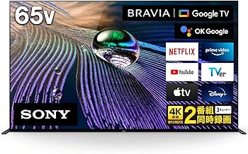 Amazon | ソニー 65V型 4K 有機EL テレビ ブラビア XRJ-65A90J OLED