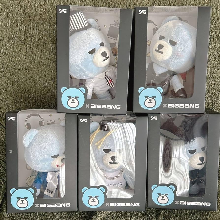 Amazon.co.jp: BIGBANG公式ぬいぐるみ5体 : おもちゃ