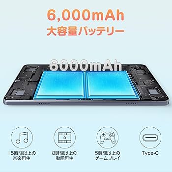 Amazon.co.jp: 【2023 NEW】 Android12 タブレット 10インチ wi-fi