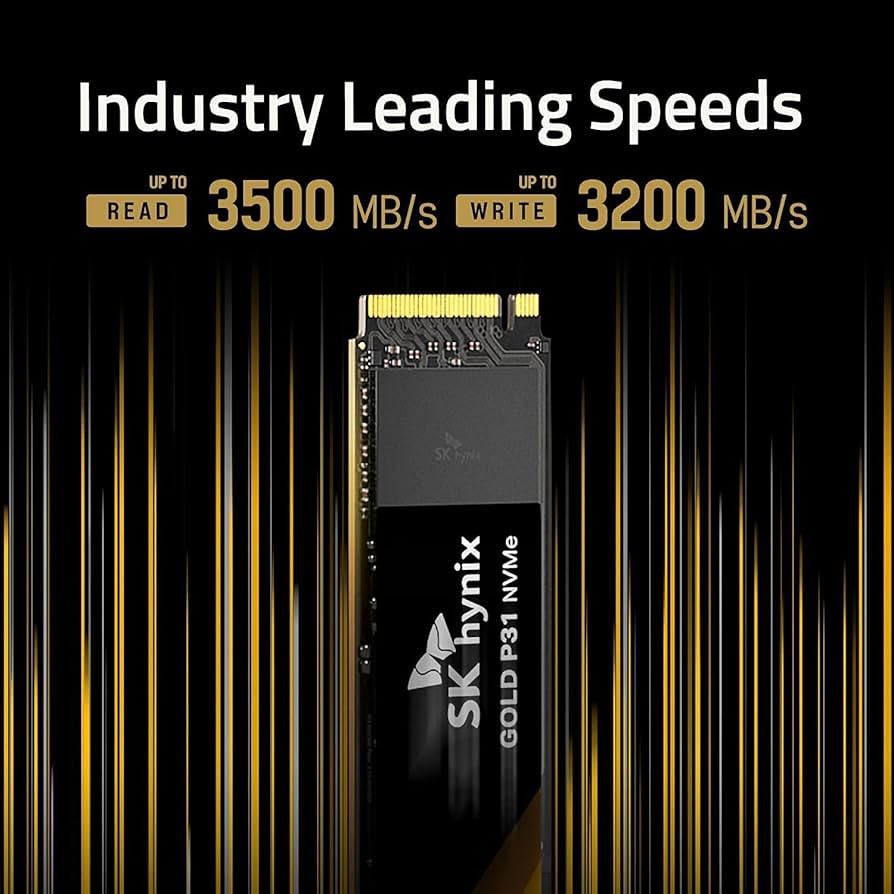 Amazon.com: SK Hynix Gold P31 500GB PCIe NVMe Gen3 M.2 2280, Up to