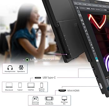 Amazon.co.jp: Kado デュアルポータブルモニターセットアップ - 2
