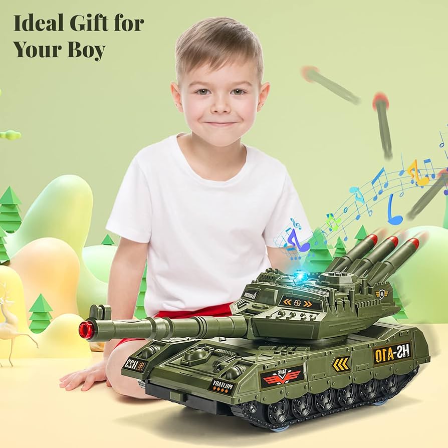 Amazon.co.jp: Homaisson 軍用戦車おもちゃセット タンクバトル 陸軍