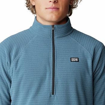 Amazon.com: Mountain Hardwear Men's Summit Grid Half Zip, Asiatic