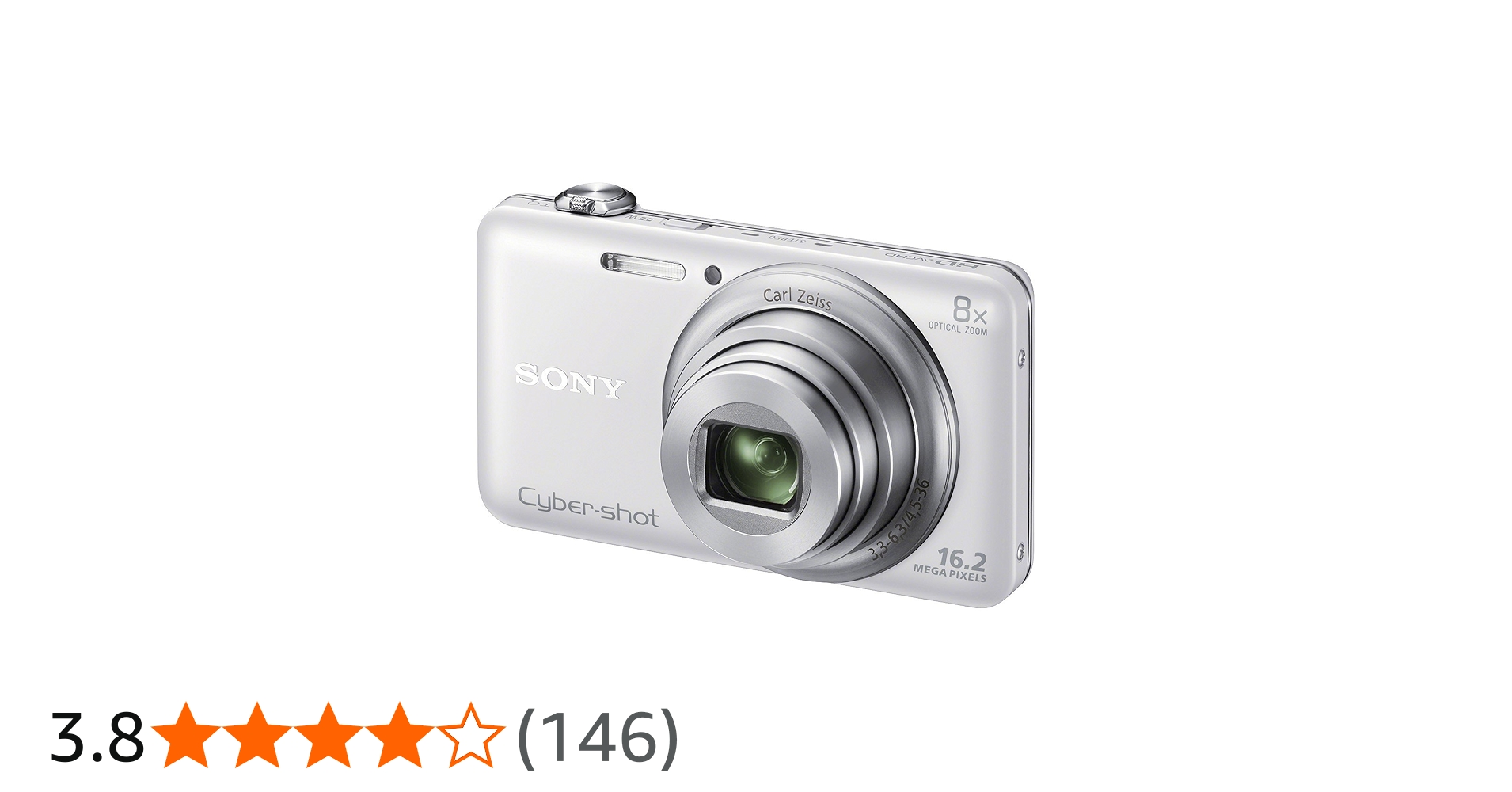 Buy Sony Cybershot DSC-WX80/W 16.2MP Digital Camera (White) Online