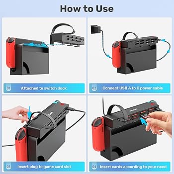 Amazon.com: Unitek Switch Game Card Reader, Upgrade Version Multi