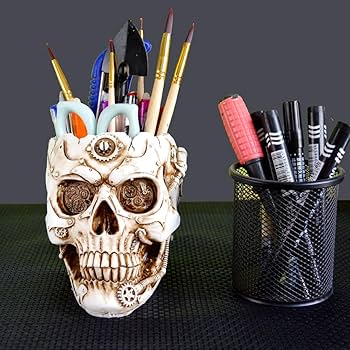 Amazon.co.jp: スカルプランター ハロウィンデコレーション 屋内植木鉢