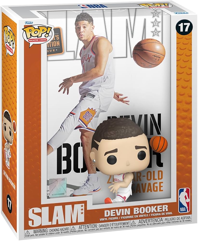 Amazon.co.jp: NBA デビン・ブッカー フィギュア Funko Slam Cover NBA